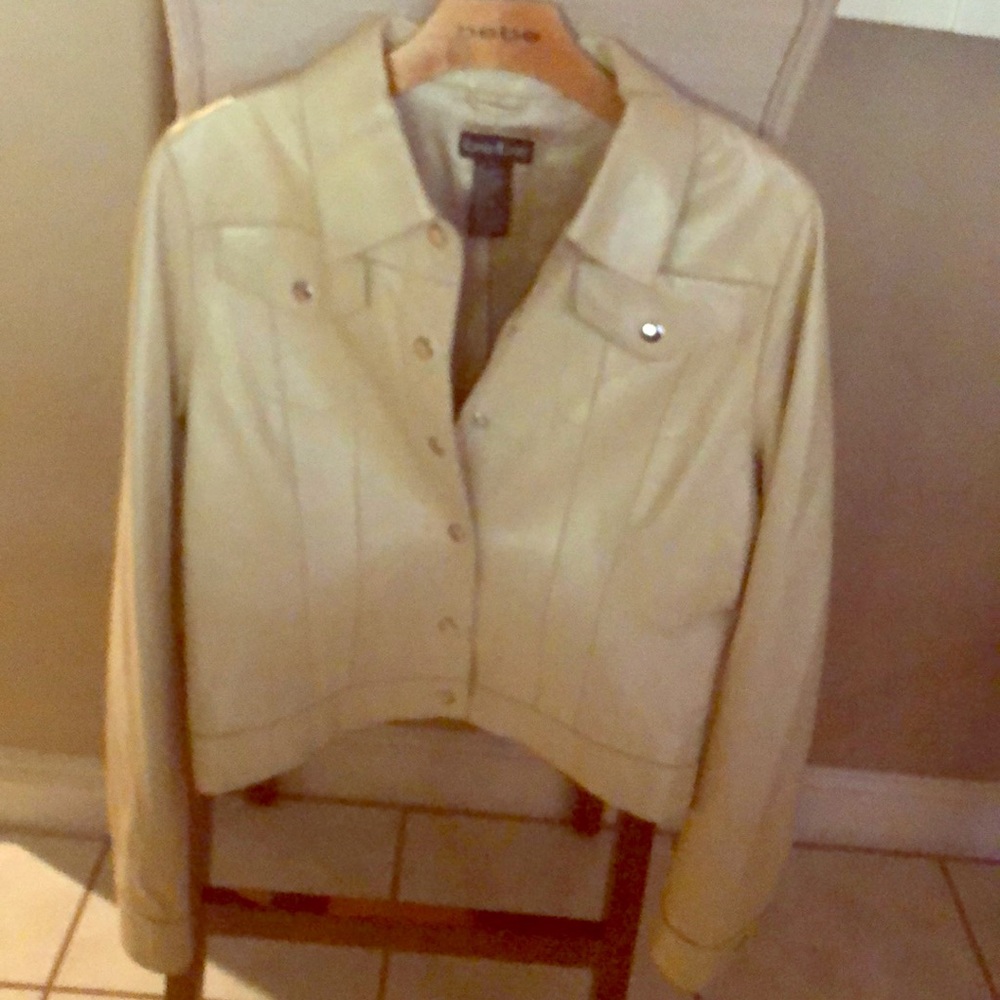 Women’s leather BEBE jacket